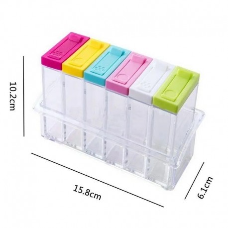Набор контейнеров для специй Seasoning six piece set  оптом-3