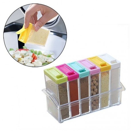 Набор контейнеров для специй Seasoning six piece set  оптом-4