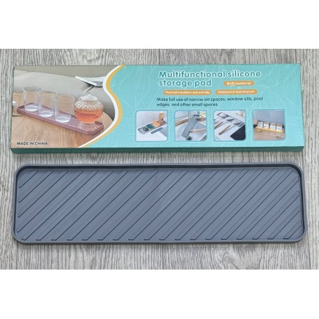 Силиконовый коврик для сушки стаканок и чашек Multifunctional silicone storage pad  оптом-5