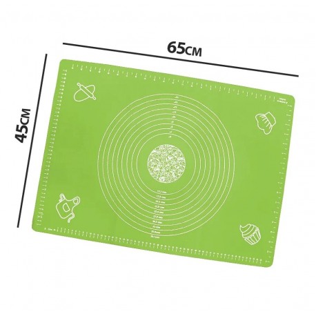 Коврик силиконовый для раскатки теста и выпечки, 45х65 см  оптом-3