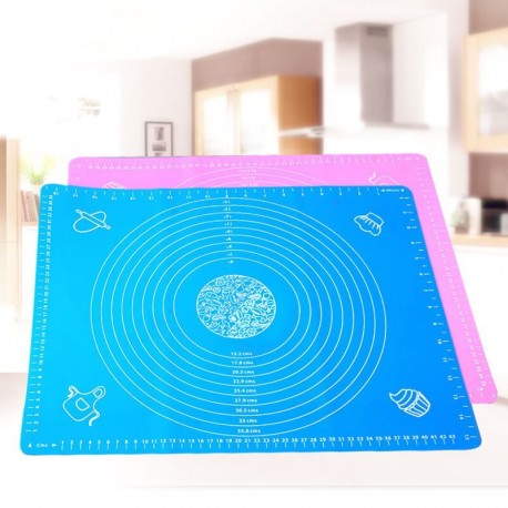 Коврик силиконовый для раскатки теста и выпечки, 70х70 см  оптом-5