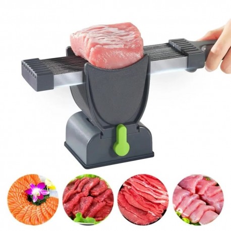 Машинка-Слайсер для нарезки мяса, колбас, сыров и деликатесов-2