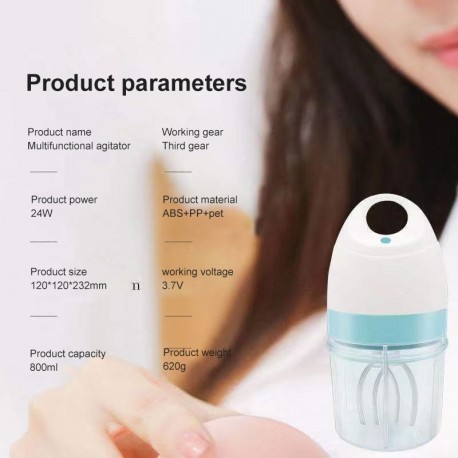 Компактный электрический миксер 800 мл  оптом-9