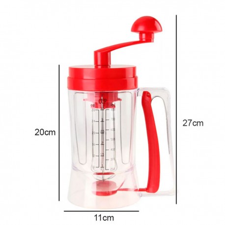 Универсальный ручной миксер с дозатором Pancake Machine  оптом-8