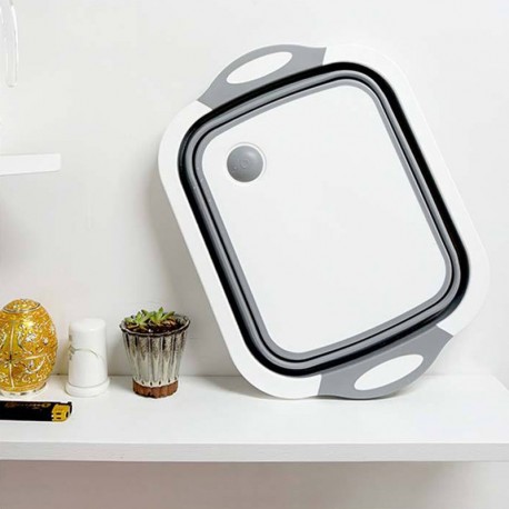 Многофункциональная складная разделочная доска 3 в 1  оптом-5