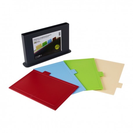 Набор разделочных досок на подставке Plast Avenue 4шт  оптом-3