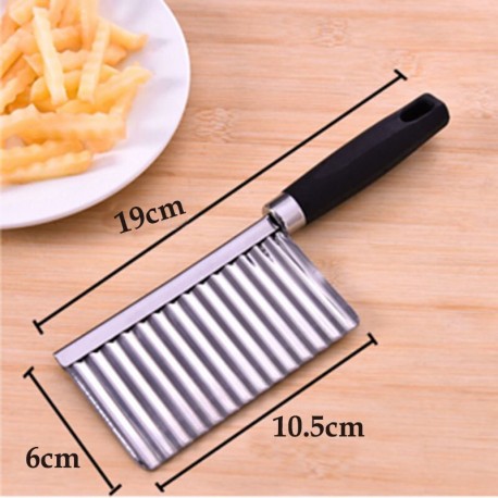 Волнистый нож (топорик) для фигурной нарезки овощей и фруктов  оптом-3