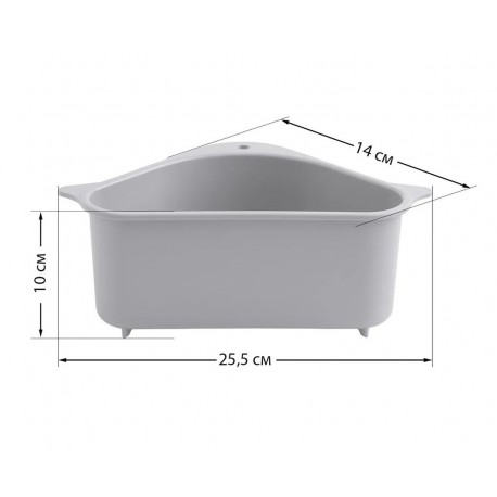 Органайзер на раковину угловой на присоске  оптом-3