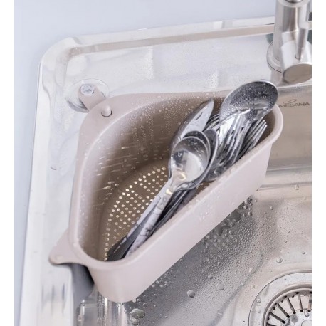 Органайзер на раковину угловой на присоске  оптом-6