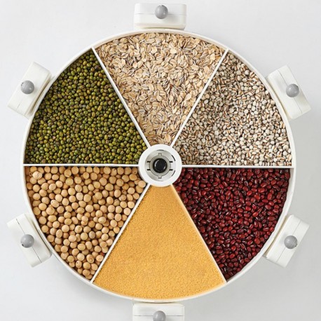 Круглый органайзер для хранения сыпучих продуктов 8,5 литров  оптом-1