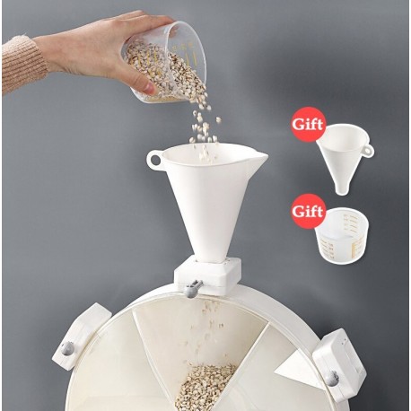 Круглый органайзер для хранения сыпучих продуктов 8,5 литров  оптом-10