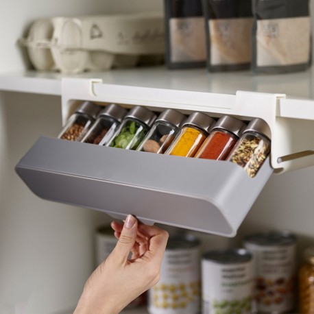 Кухонный подвесной органайзер для специй с банками  оптом-6