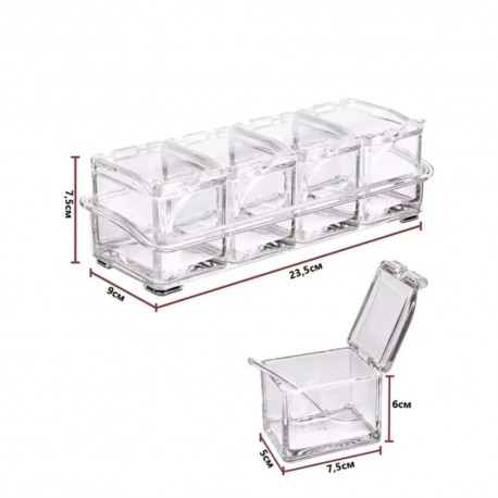 Набор контейнеров для специй 4 шт  оптом-2