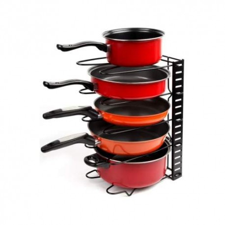 Держатель органайзер для сковородок и крышек 8 полок  оптом