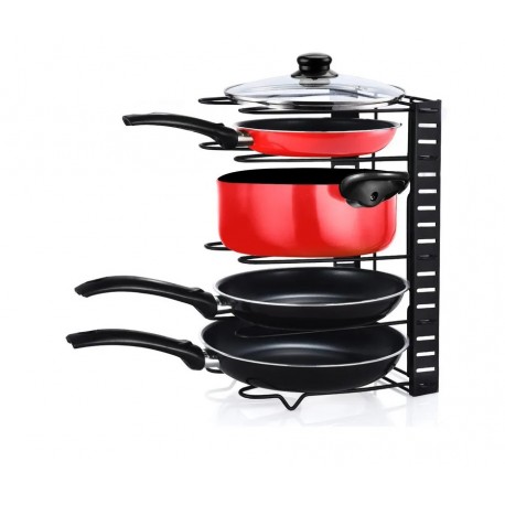 Держатель органайзер для сковородок и крышек 5 полок  оптом