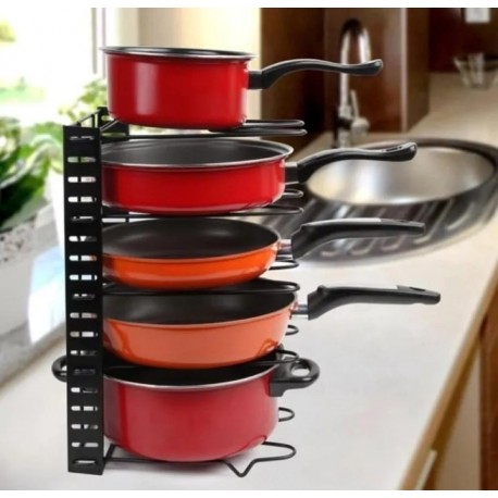 Держатель органайзер для сковородок и крышек 8 полок  оптом-4