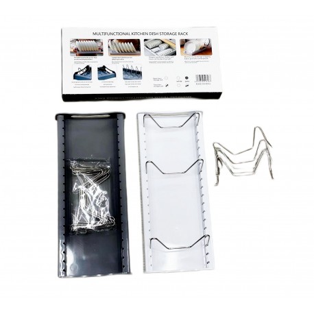 Кухонный металлический органайзер-сушилка для посуды с поддоном 9 отсеков  оптом
