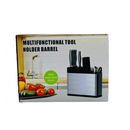 Органайзер-контейнер для столовых приборов MULTIFUNCTIONAL TOOL HOLDER BARREL-1