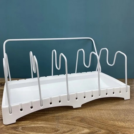 Подставка органайзер для сковородок и посуды 5 отсеков  оптом-2