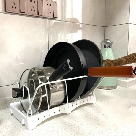 Подставка органайзер для сковородок и посуды 5 отсеков  оптом-4