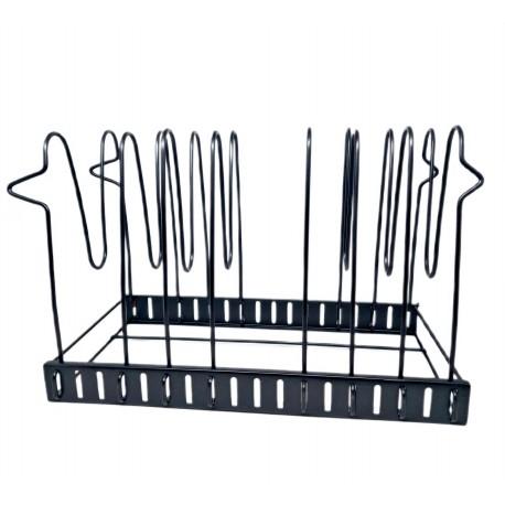 Поставка-органайзер металлический для сковородок и крышек 8 ярусный  оптом
