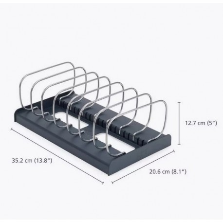 Сушилка-органайзер для форм для выпечки, регулируемые разделители  оптом-2