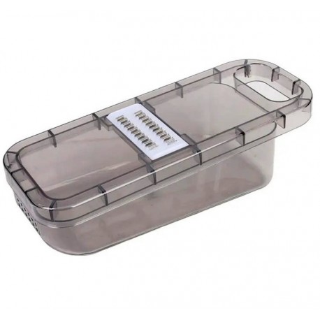 Универсальная ручная овощерезка MULTI-PURPOSE VEGETABLE CUTTER с контейнером, 4 насадки-1