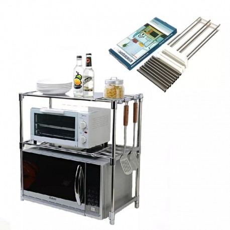 Двухъярусная полка для микроволновки Multi-Function Telescopic Framework  оптом