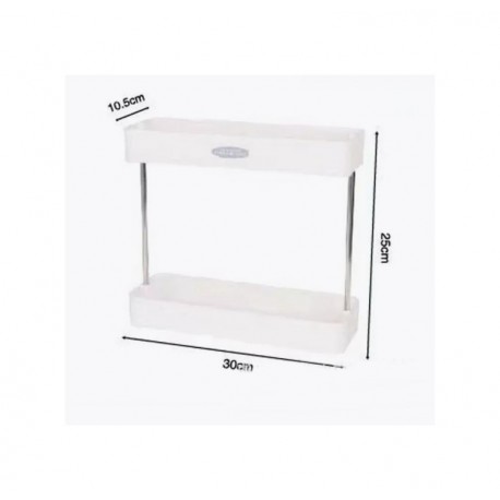 Кухонный многофункциональный стеллаж-полка для хранения продуктов 2 яруса  оптом-1