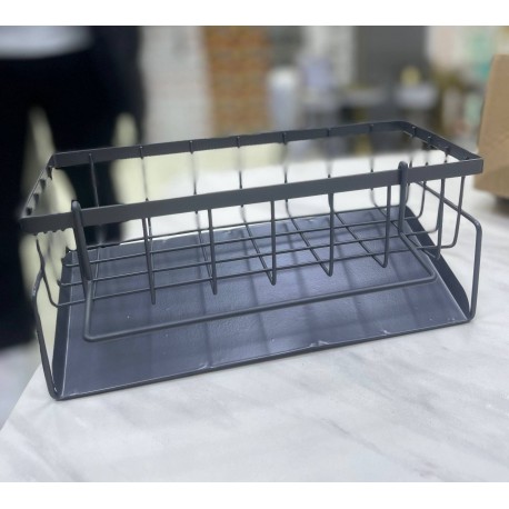 Органайзер на раковину для губок, щеток, моющих средств-5