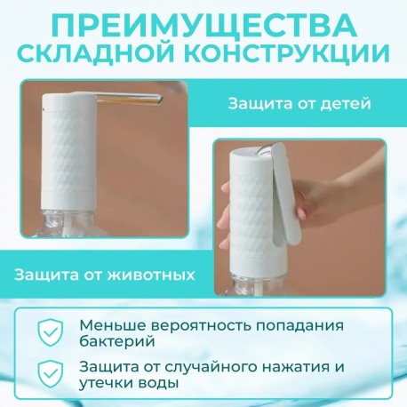 Электропомпа для кулера Folding pump  оптом-9