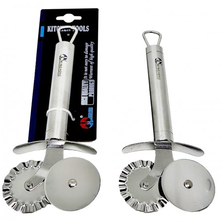 Двухколесный нож для пиццы из нержавеющей стали  оптом-2