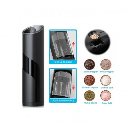 Электрическая мельница для специй Gravity Electric Grinder черная  оптом-4