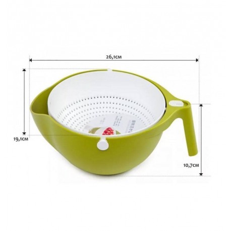 Корзина (дуршлаг) для мытья фруктов и овощей Drain Basket  оптом-3