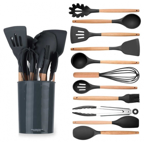 Набор силиконовых кухонных принадлежностей 12 в 1  оптом-1