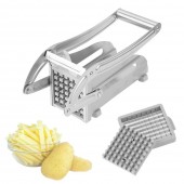 Нож-пресс Potato Chipper ручной для фигурной нарезки картофеля 2 насадки 