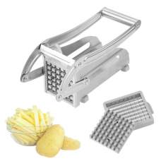 Нож-пресс Potato Chipper ручной для фигурной нарезки картофеля 2 насадки