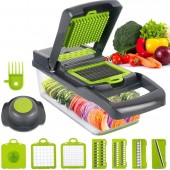 Овощерезка Veggie Slicer слайсер с контейнером 14 в 1 