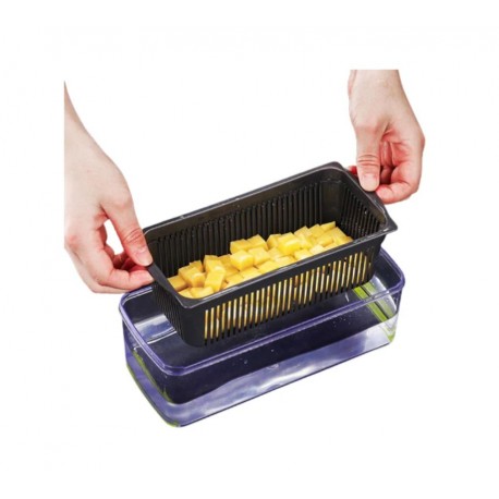 Овощерезка Veggie Slicer слайсер с контейнером 14 в 1  оптом-3