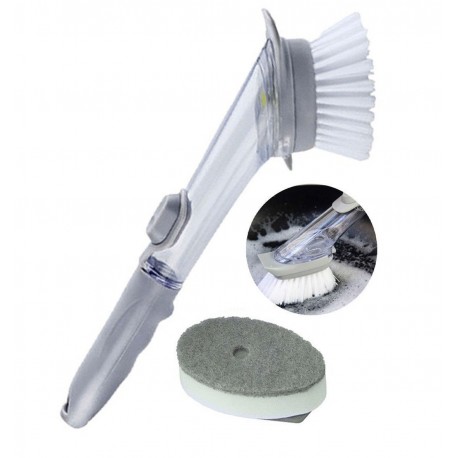 Щетка для мытья посуды с дозатором для моющего средства  оптом-6