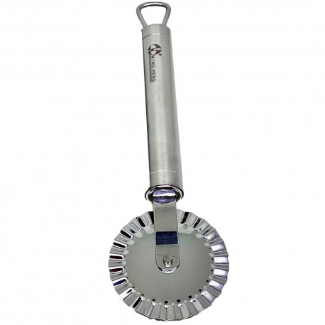 Волнистый круглый нож для чебуреков из нержавеющей стали  оптом