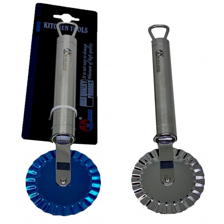 Волнистый круглый нож для чебуреков из нержавеющей стали  оптом-2