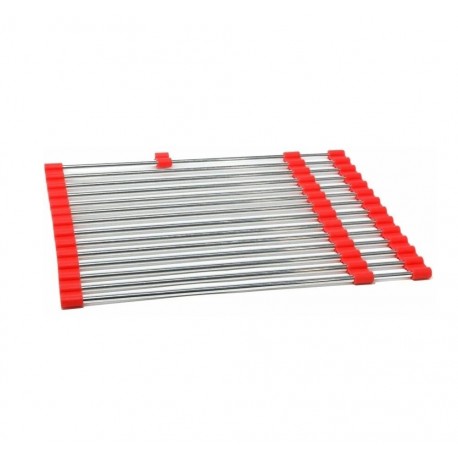 Многофункциональная раздвижная решетка для раковины и духовки, сталь 33 см  оптом-1