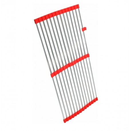 Многофункциональная раздвижная решетка для раковины и духовки, сталь 33 см  оптом-2