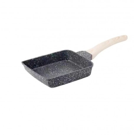 Антипригарная квадратная сковорода с лопаткой для завтрака-1