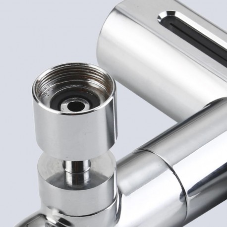 Смеситель для кухонной раковины "Водопад" с поворотом на 360 градусов 14 см  оптом-3