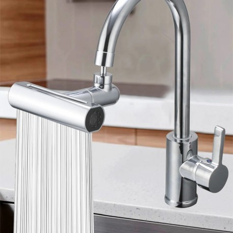 Смеситель для кухонной раковины "Водопад" с поворотом на 360 градусов 14 см  оптом-5