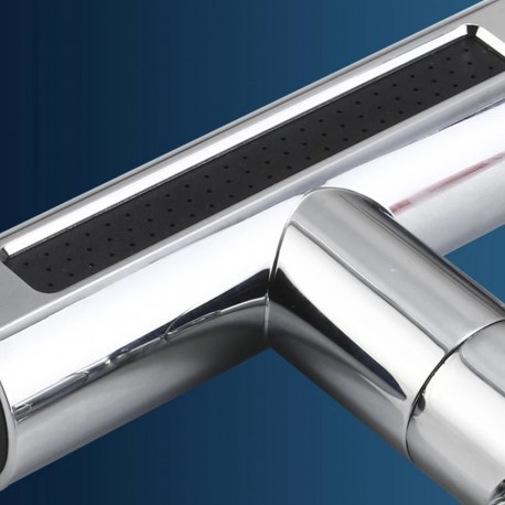 Смеситель для кухонной раковины "Водопад" с поворотом на 360 градусов 8 см  оптом-4