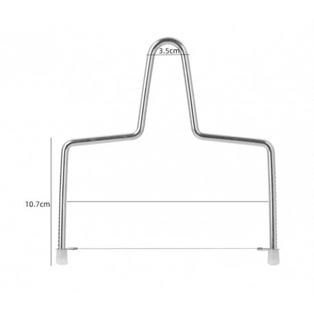 Сырорезка CHEESE KNIFE 12 см из нержавеющей стали-1