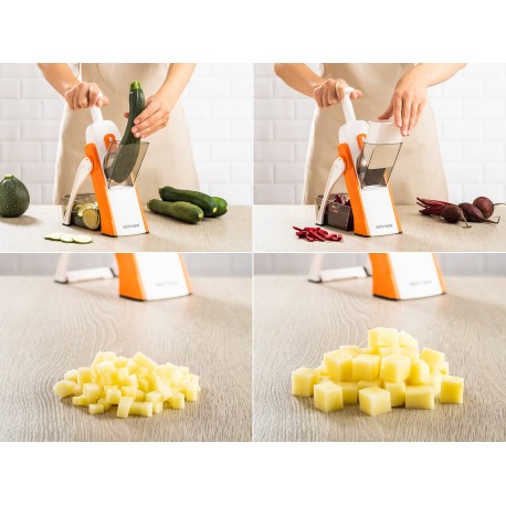 Мультислайсер тёрка для овощей Brava Spring Slicer  оптом-6